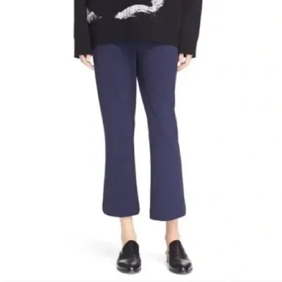 Jason Wu Grey Navy Cropped Ankle Dress Pants 6 NWT - Picture 1 of 8